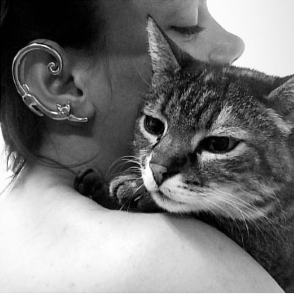 NEW "Puuurfect" Cat Wrap Earring - Picture 10 of 10